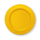 Plate Metal Yellow 32cm