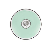 Herbarios de Vista Alegre | Plato de postre verde