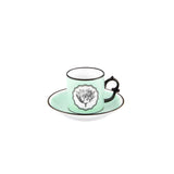 Vista Alegre Herbariae | Taza de té y platillo Verde