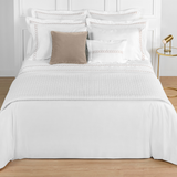 Duvet Cover | Ornato White / Sand