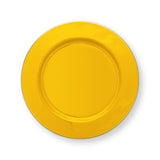 Plate Metal Yellow 32cm