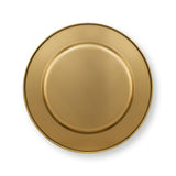 Plate Metal Yellow 32cm