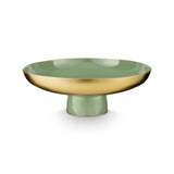 Low Tray Metal Mid Green 35x12.5cm
