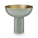 High Tray Metal Green 24x23cm