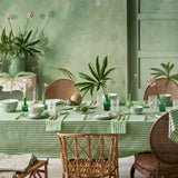 High Tray Metal Green 24x23cm