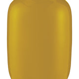 Vase Metal Oval Yellow 30cm