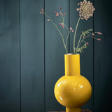 Vase Metal Medium Ocher 24x40cm