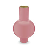Vase Metal Medium Pink 24x40cm