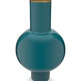 Vase Metal Medium Dark Green 24x40cm