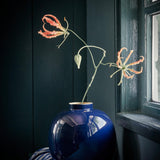 Vase Metal Blue 23cm