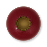 Vase Metal Dark Red 32cm