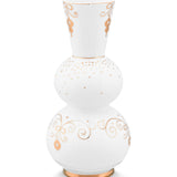 Jarrón redondo Royal Winter White 15cm x 2 piezas