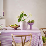 Vase Metal Matt Lilac 32cm