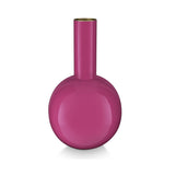 Vase Metal Small Bright Pink 15x26cm
