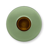 Vase Metal Mid Green 32cm