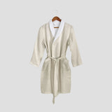 Bathrobe | Maia Linen / White Putty