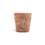 Anchor Hand Woven Wicker Rattan Champagne / Ice Bucket | Sea and Shore - Anchor by Vagabond