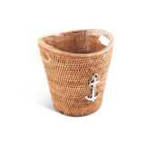 Anchor Hand Woven Wicker Rattan Champagne / Ice Bucket | Sea and Shore - Anchor by Vagabond