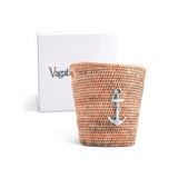 Anchor Hand Woven Wicker Rattan Champagne / Ice Bucket | Sea and Shore - Anchor by Vagabond