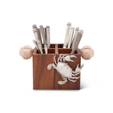 Vagabond Sea and Shore | Crab Flatware Caddy