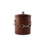 Equestrian Horse Bit Vegan Leather Ice Bucket | Equestrian by Vagabond