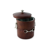 Equestrian Horse Bit Vegan Leather Ice Bucket | Equestrian by Vagabond