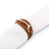 Bit Vegan Leather Napkin Ring - Set of 4 | Equestrian by Vagabond