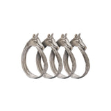 Vagabond Equestrian | Horse Head Napkin Ring set of 4