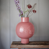 Vase Metal Large | Old Pink