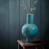 Vase Metal Medium | Dark Green