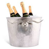 Vagabond Western Frontier | Long Horn Steer Ice Tub Punchbowl