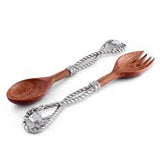 Vagabond Sea and Shore| Crab & Rope Salad Server Set