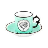 Vista Alegre Herbariae | Tea cup and saucer Green