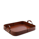 Vagabond Equestrian | Premium Genuine Leather Bit Serving Tray – Perfect for Entertaining